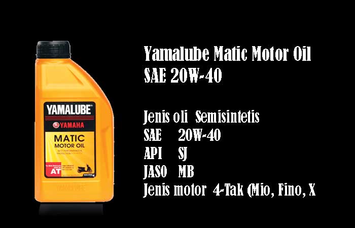 Yamalube Matic Motor Oil SAE 20W-40